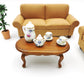 SXFSE Dollhouse Decoration Accessories,1/12 Mini Dollhouse Furniture Miniature Teatable Coffee Table Living Room Toy