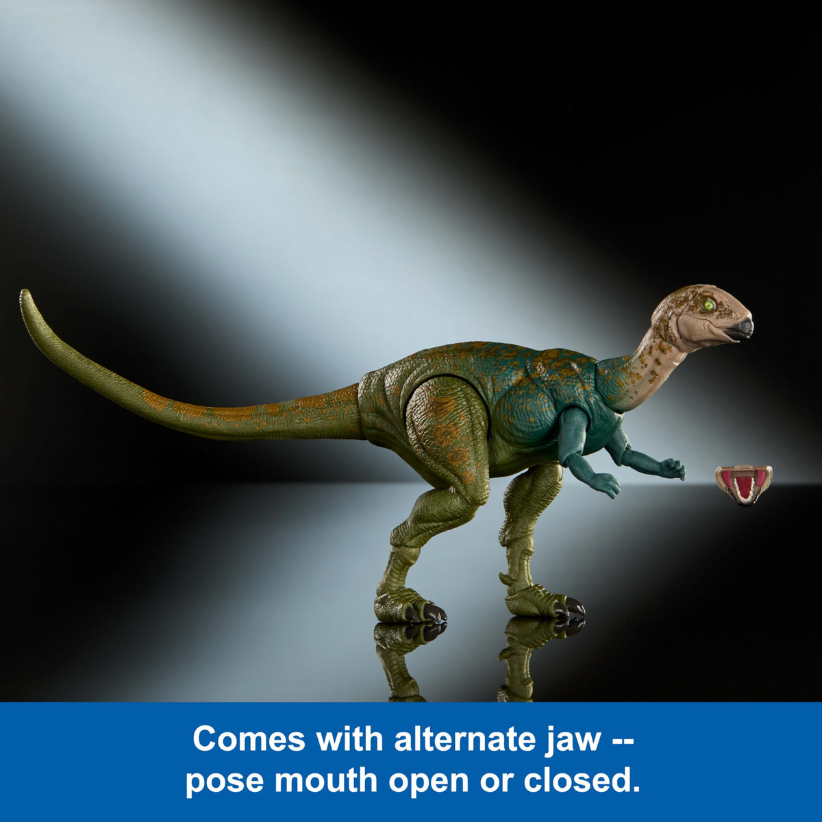 Mattel Jurassic World Hammond Collection Dinosaur Action Figure Dryosaurus, Premium Design with Realistic Eyes, 17 Articulated Joints & Swappable Jaw