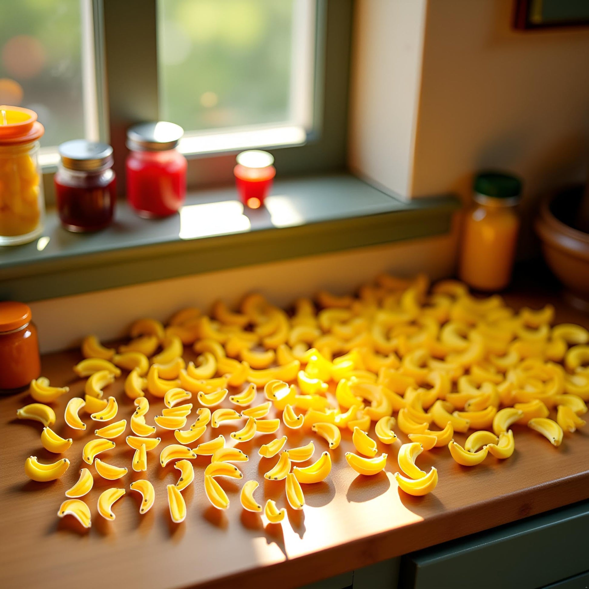 35Pcs Yellow Miniature Bananas 1/12 Scale Banana Models Miniature Fruit Fake Mini Fruits for Mini House Kitchen Fairy Garden Decor?Dollhouse