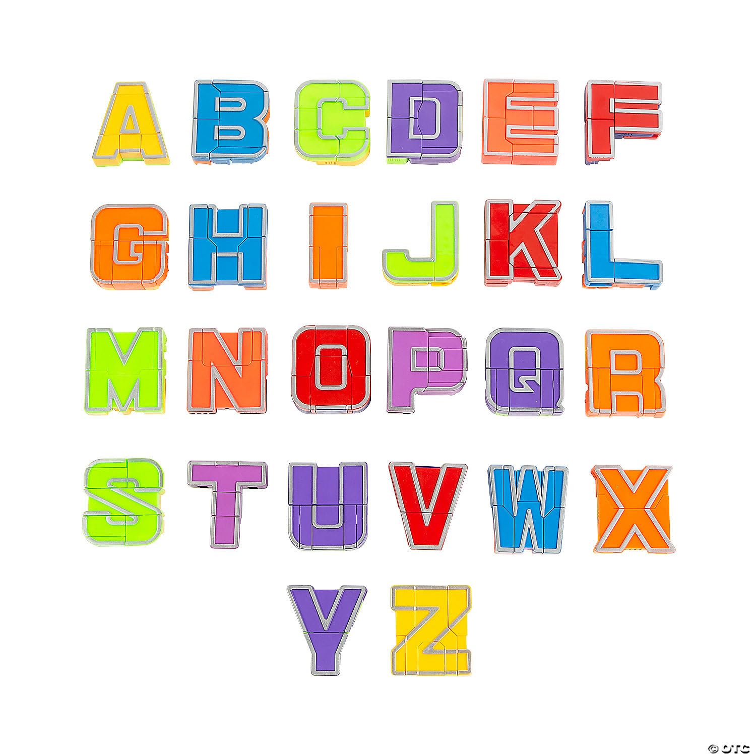Siiziitoo Alphabet Robots for Kids ABC Learning Toys for Kids Ages 3-5 Alphabots Transforming Letter Toy Robot Alpha Bots Toddlers Education Toy