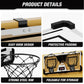 HYES Dual Shot Over The Door Mini Basketball Hoop Indoor with Scoreboard