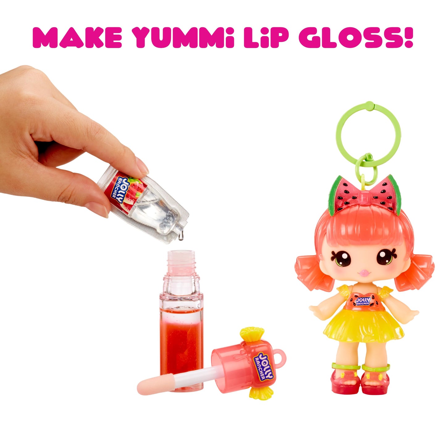 Yummiland Lip Gloss Doll- Licensed Sweets- Jolly Ranchers