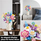 Bouquet Building Set,880 PCS Botanical Collection Building Block Toy,Compatible with Lego Flowers Rose Peony Home Plant Decor,Birthday Gift for Adults