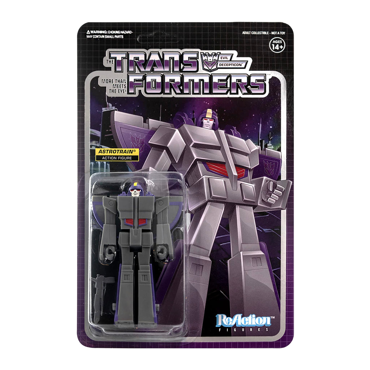 Super7 Transformers Astrotrain 3.75 in Reaction Figure