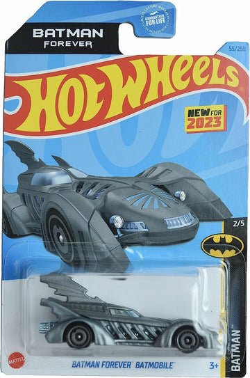 Hot Wheels Batman Forever Batmobile, Batman 2/5 [Gray] 55/250