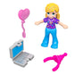 Polly Pocket Tiny Pocket Places Birthday Surprise Party Compact with 2 Reveals, Accessories, Micro Polly Doll & Sticker Sheet; for Ages 4 and Up