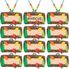 Fun Express Camp Name Tag Necklace Craft Kit -12 - Crafts for Kids and Fun Home Activities - Vacation Bible School Supplies/Decor