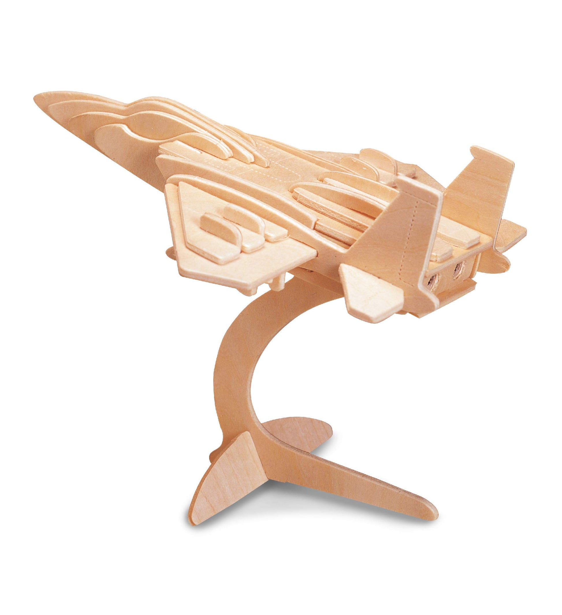 Puzzled F15 Fighterplane Woodcraft Construction Kit