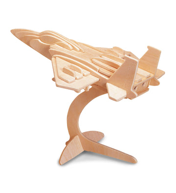 Puzzled F15 Fighterplane Woodcraft Construction Kit