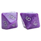 Gate Keeper Games Mercurial Dice: Saturn - 7pc RPG Set, Purple & Silver