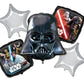 Amscan 3553301 Star Wars Foil Balloon Set