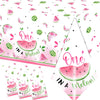 Gupesxu Watermelon Party Supplies,3Pack Watermelon Party Tablecloth One in A Melon Birthday Decorations Summer Theme Table Cover for First