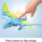 Fisher-Price Imaginext Jurassic World Dinosaur Action Figure with Kid-Activated Wing Motion, Approx 7.5-inch Dimorphodon Dino Toy
