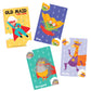 University Games Old Maid Card Game - Jumbo Size, Colorful Character Cards for Kids Ages 4 and Up, Fun Family and Educational Game