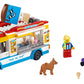 LEGO City Ice Cream Truck Van 60253 Building Toy Set - Featuring Skater Minifigures, Skateboard, and Dog Figure, Fun Gift Idea for Boys, Girls,