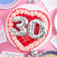 xo, Fetti 6pc 30th Birthday Disco Cake Topper | Groovy Bday Party Decor