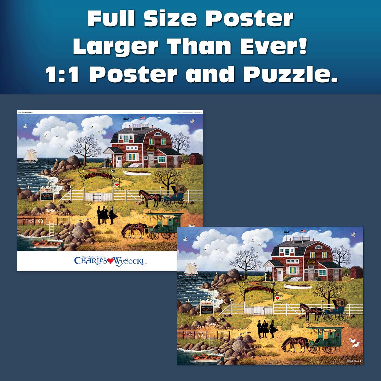 Buffalo Games - Charles Wysocki Formulating the Plan - 1000 Piece Puzzle