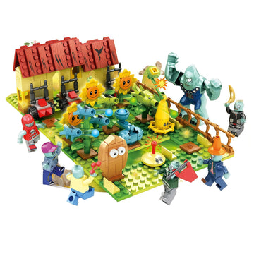 JHESAO Plants and Zombies Toys Gargantuar Zombies Assembly Action Figures PVZ Assemblable Toys Set 1 2 Series Great Gifts for Kids and Fans,Birthday