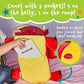 MEMORY MATES Jax the Red Dragon Memory Foam Pillow Plush with Kid's Diary that Stores in Belly Pocket, 15” Stuffed Animal, 6" Journal