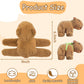 WUEURU 2 Pcs Animal Slap Bracelets Capybara Plush Toy, Cute Capybara Slap Bracelet 9'' Plush Toy for Christmas Birthday Party Favor Supply