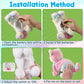 Colorful Plush Robot Cat Stuffed Animal Interactive Cat Robot Toy, Robotic Cat Barking Meow Kitten Touch Control, Animated Kitty Cat Pet, Robot Kitty