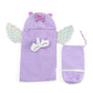 Emily Rose 14 & 14.5 Inch Doll 5-Piece PJ Sleepover Bundle | Lavender Dragonfly Pajamas, Unicorn Sleeping Bag, Eye Mask & Travel Storage Case | USA