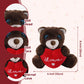 Sew Butiful Plush Bear - Birthday Gift - for Couples or Kids - for Him - for Her - Amor - Te Amo - I Love You - Teddy Bears - Bear Stuffed Animal