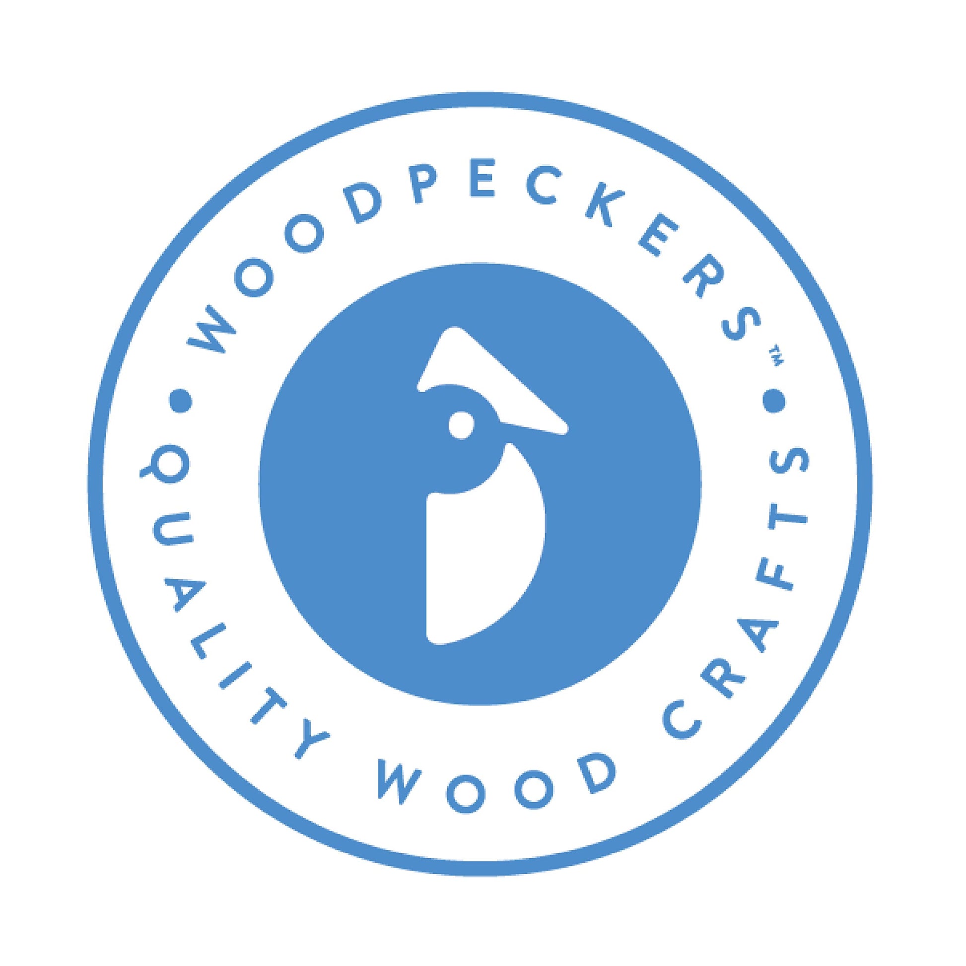 Woodpeckers Wood Peg People Set, 40 Piece Wood Peg Family (Peg People: Dad, Mom, Angel, Child, Baby) Unfinished Wooden Figurines for Crafting