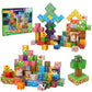 Tabitgs Magnetic Blocks, 120-Piece 0.8in Building Magnet Game Set, Stacking Building Blocks Cubes Magnets for Kids, STEM Sensory Creative Toys Games