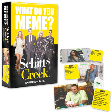 What Do You Meme? Schitt's Creek Expansion Pack - Schitt's Creek Expansion Pack with Caption Cards and Photo Cards | What Do You Meme Game Night