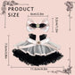 Dress Set Clothes for 17cm Doll(No Dolls) Fashionable and Cute high-end Dresses?The Set has 3 Accessories, Including a Dress, a Bow on The Head,