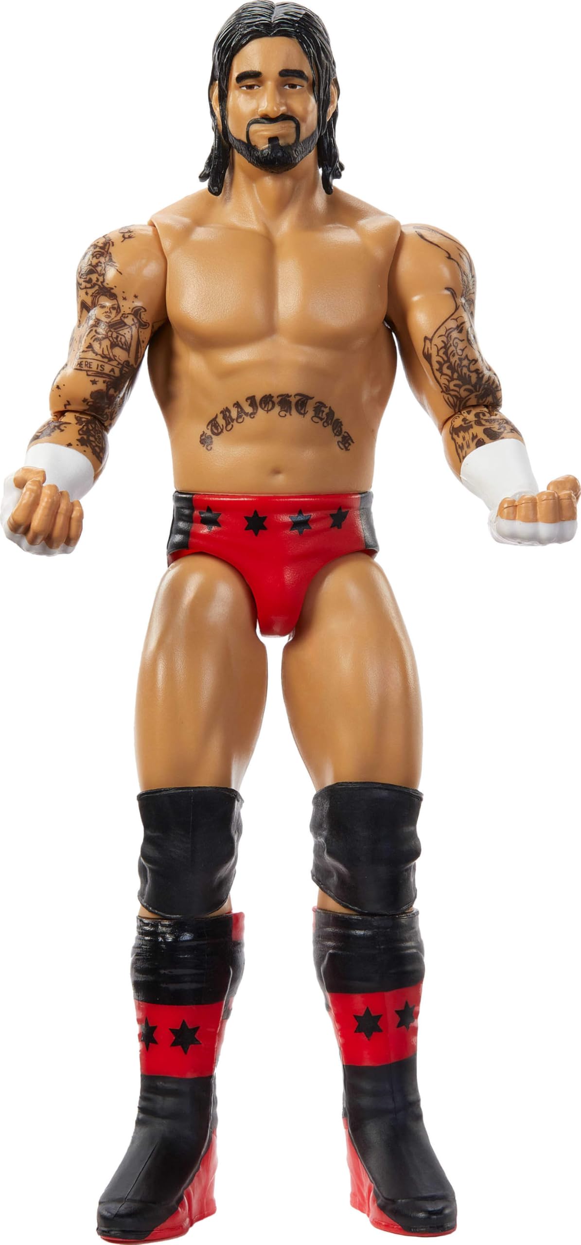 Mattel WWE Cm Punk Action Figure, Main Event Series #154 6-inch Collectible x with 10 Articulation Points & Life-Like Look