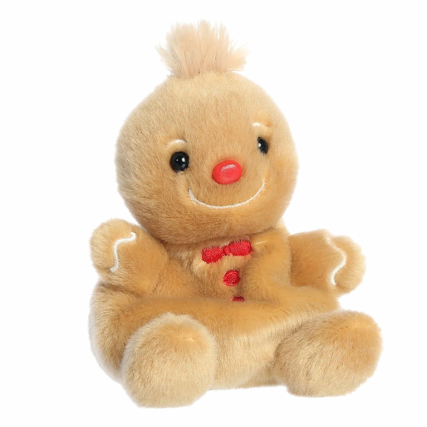 Aurora® Festive Palm Pals™ Gino Gingerbread Man™ Stuffed Animal - Fun Collectible Plush for Kids and Adult Collectors - Perfect for Holiday