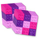 Pink Building Blocks Birthday Party Supplies Set Plates Napkins Cups Kit for 16