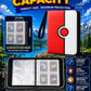 Collectible Trading Card Binder, 400 Pockets Card Holder with 50 Removable Sleeves, Portable Collection Binder Album Book Case Storage, Zipper Card