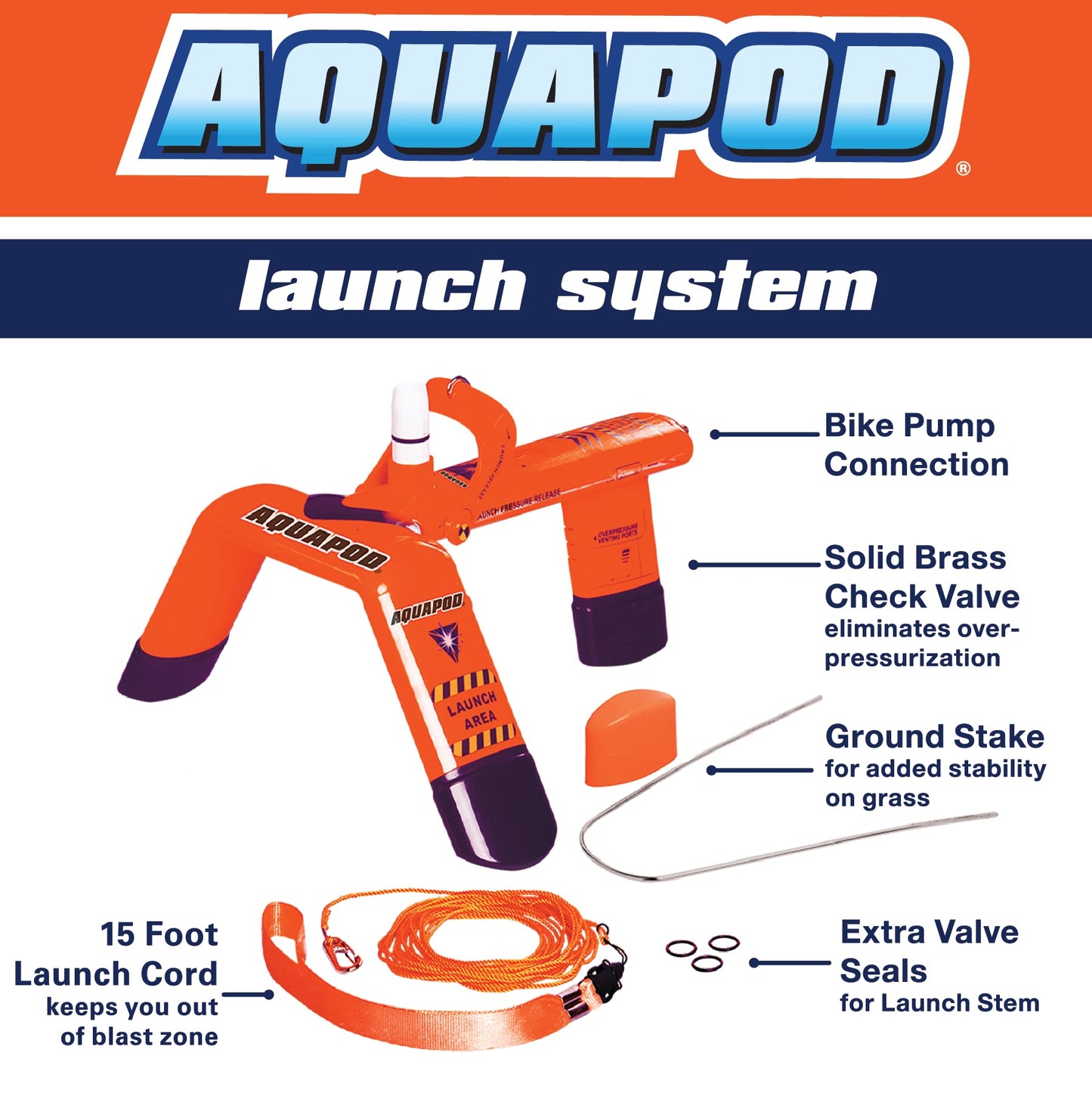 AquaPod Original Rocket Bottle Launcher Kit