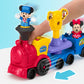 Fisher-Price Little People Toddler Toy Disney Jr Mickey & Minnie Musical Train with 2 Figures for Pretend Play Kids Ages 18+ Months