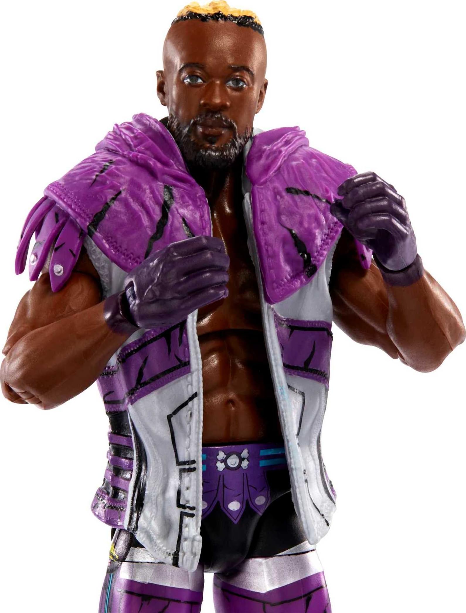 WWE Kofi Kingston Elite Collection Action Figure, 6-inch Posable Collectible Gift for WWE Fans Ages 8 Years Old & Up