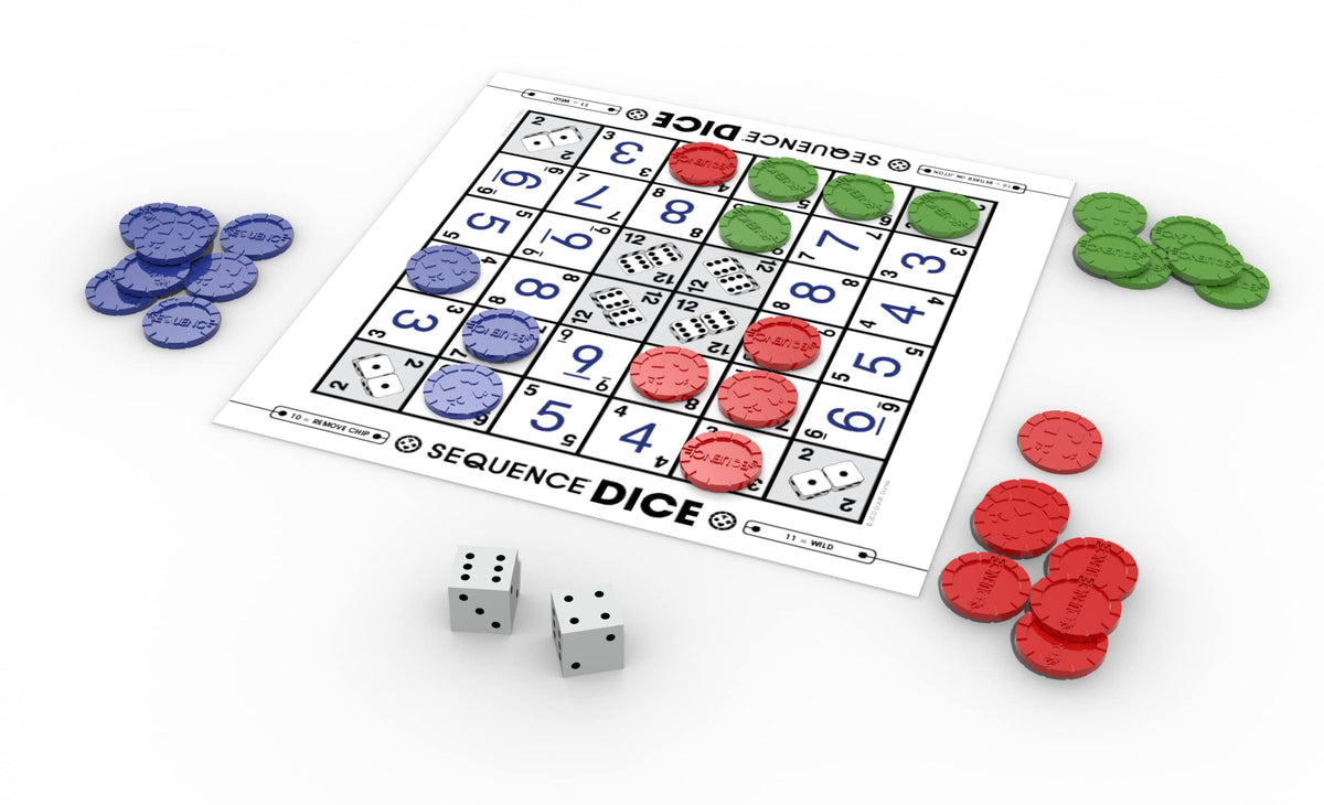 Sequence Dice Peggable - Bilingual by Jax - Packaging Colors May Vary