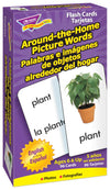 Trend Enterprises: Bilingual Around-The-Home Picture Words Skill Drill Flash Cards, Photos & Words, Exciting Way for All to Learn English and Espanol
