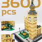 dOvOb Real Big Ben Micro Building Blocks Set (3600PCS) - World Famous Architectural Model Toys Gifts for Kid and Adult