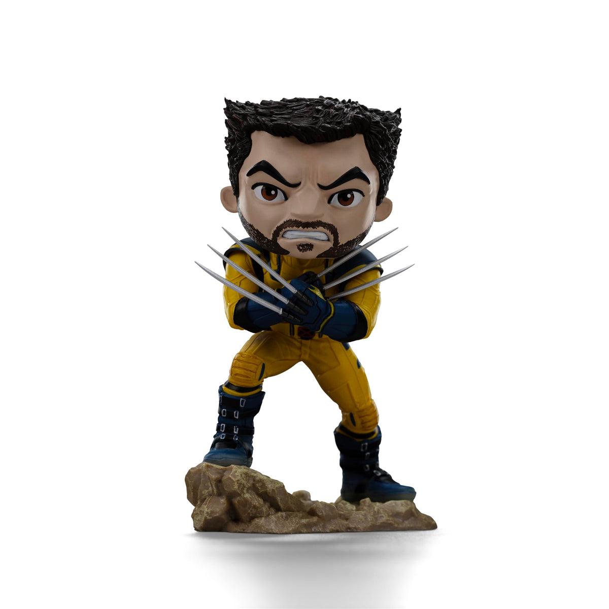 Iron Studios Collectible Statue Art Scale 1/10 Wolverine (Unmasked) - Minico Polystone Resin Multicolor 5.5 inches
