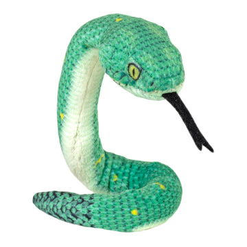 Wild Republic Coilkins Green Bush Viper Stuffed Animal - 12"