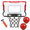 Canuan Indoor Basketball Hoop with 2 Balls & Complete Accessories, Over The Door & Mini Hoop for Kids & Adults