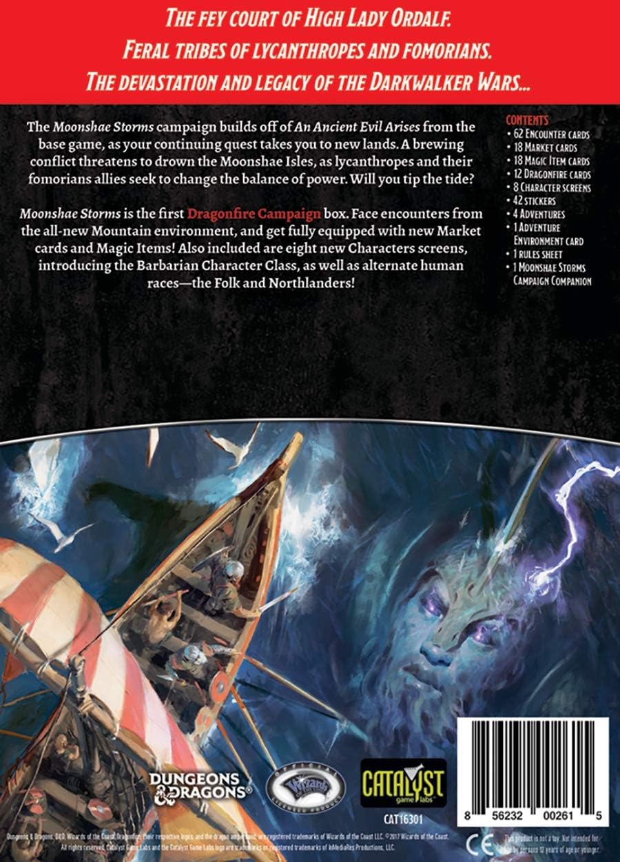 Catalyst Game Labs DragonFire Campaign Moonshae Storms Game