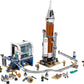 LEGO City Space Deep Space Rocket and Launch Control 60228 Model Rocket Building Kit with Toy Monorail, Control Tower and Astronaut Minifigures, Fun