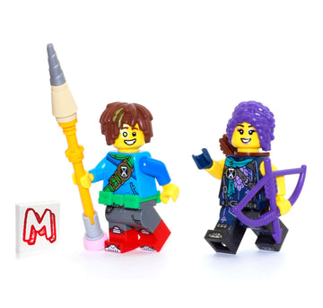 LEGO DreamZzz Minifigure Combo - Mateo and Zoey (with Accessories) 71454, 71456