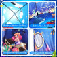 KIRKJUFELL Premium Under The Sea Kids Tent, Ocean Mermaid Play Tent for Kids as Gifts, Pop Up Princess Castle for Boys & Girls as Chirldren Playhouse