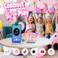 Unicorn Toys for Girls Age 4-6 Mini Karaoke Machine for Girls Unicorn Birthday Decorations Toys 3 4 5 6 7 8 9 Year Old Girl Birthday Gifts with 2