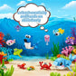Easter Basket Stuffers Marine Animal Building Blocks Set, 12 in 1 Ocean Creatures Shark Fidget Toys, Party Favors for Kids, Classroom Birthday Gifts